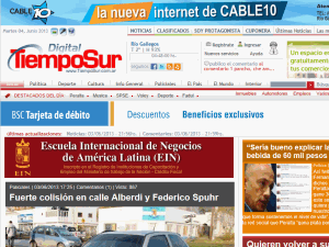Tiempo Sur - home page