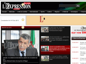 L'Expression - home page