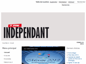 Le Jeune Indépendant - home page