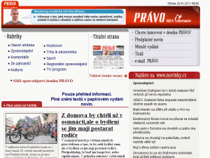 Právo - home page
