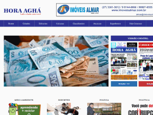 Jornal Hora Aghá - home page