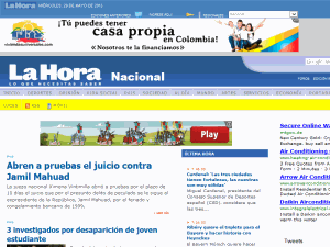 La Hora - home page