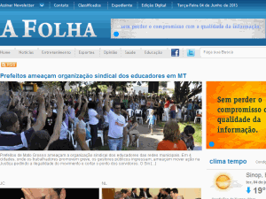 A Folha - home page