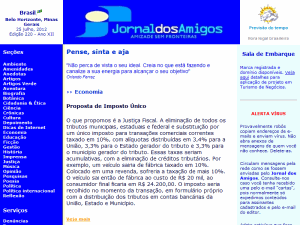 Jornal dos Amigos - home page