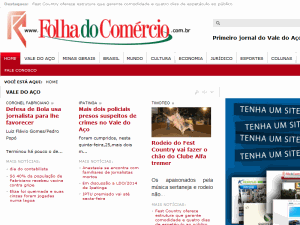 Folha do Comercio - home page