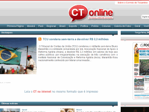Correio do Tocantins - home page