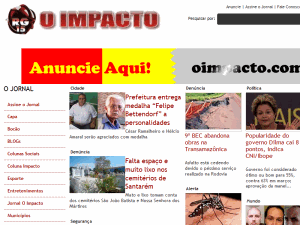 O Impacto - home page