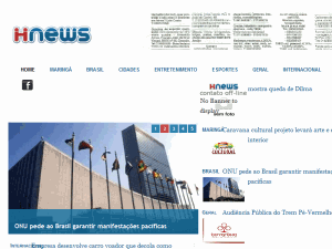 Hoje - home page
