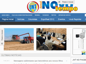 Jornal Novo Tempo - home page