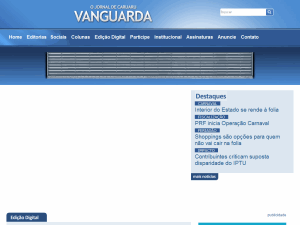 Vanguarda - home page