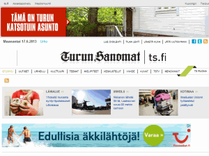Turun Sanomat - home page