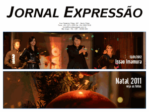 Jornal Expressão - home page