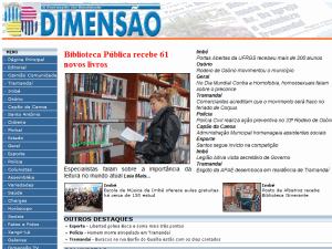 Jornal Dimensão - home page