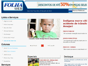 Folha de Boa Vista - home page