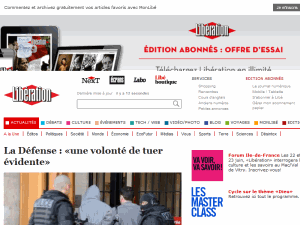 Libération - home page