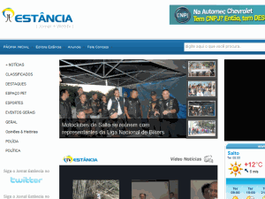 Jornal Estancia - home page