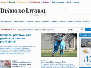 Diário do Litoral - home page