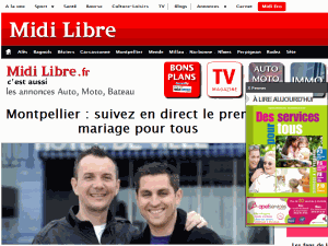Midi Libre - home page