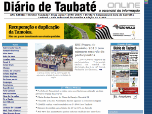 Diário de Taubate - home page