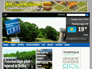 The Peterborough Examiner - home page