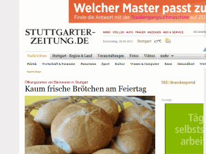Stuttgarter Zeitung - home page