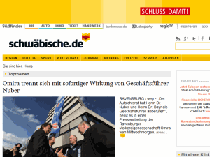 Schwäbische Zeitung - home page
