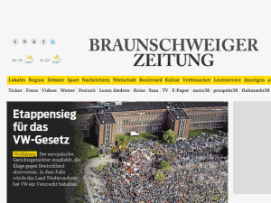 Braunschweiger Zeitung - home page