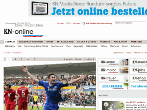 Kieler Nachrichten - home page