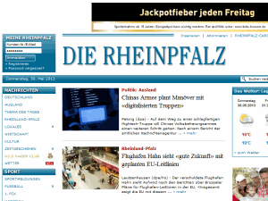 Die Rheinpfalz - home page