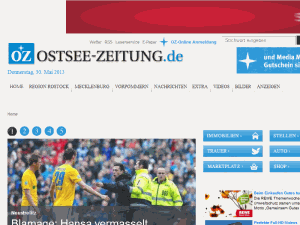 Ostsee-Zeitung - home page