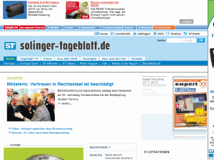 Solinger Tageblatt - home page