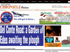 The Guyana Chronicle - home page