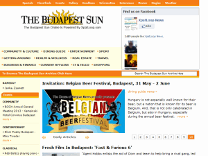 The Budapest Sun - home page