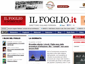 Il Foglio - home page