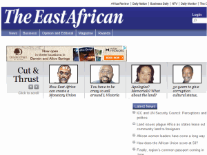 The EastAfrican - home page