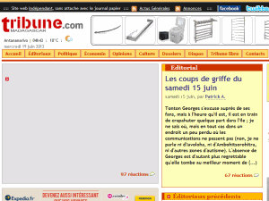 Madagascar Tribune - home page