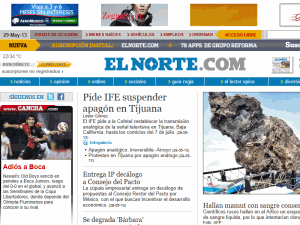 El Norte - home page