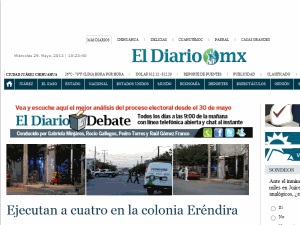 Diário de Juárez - home page