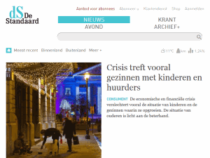 De Standaard - home page