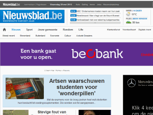 Het Nieuwsblad - home page