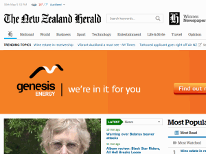 The New Zealand Herald - home page