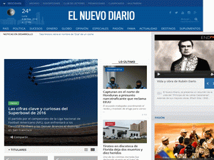 El Nuevo Diário - home page