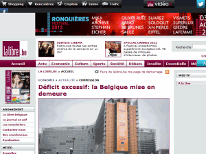 La Libre Belgique - home page