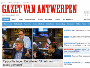 Gazet van Antwerpen - home page