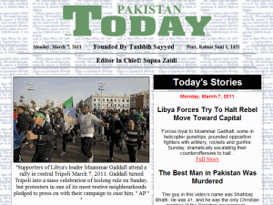 Pakistan Today - home page