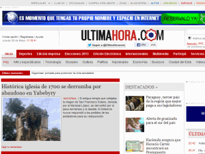 Ultima Hora - home page
