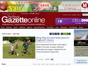 The Royal Gazette - home page