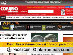 Correio da Manhã - home page