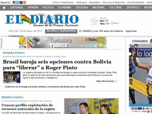 El Diário - home page