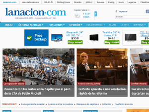 La Nación - home page